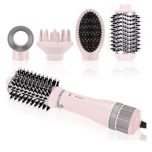 ✨ IG INGLAM 4-in-1 Blowout Hair Dryer Brush Set – Pink (New With Tags) ✨